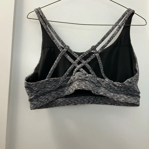 Lululemon Gray Sports Bra with Wide Straps - Picture 2 of 2